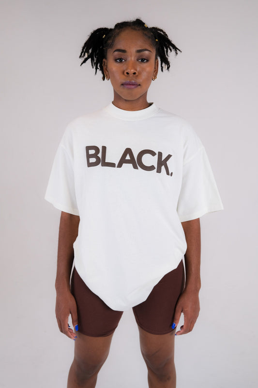 Black. T-shirt "The Statement" - BLACK.LACLOTHING
