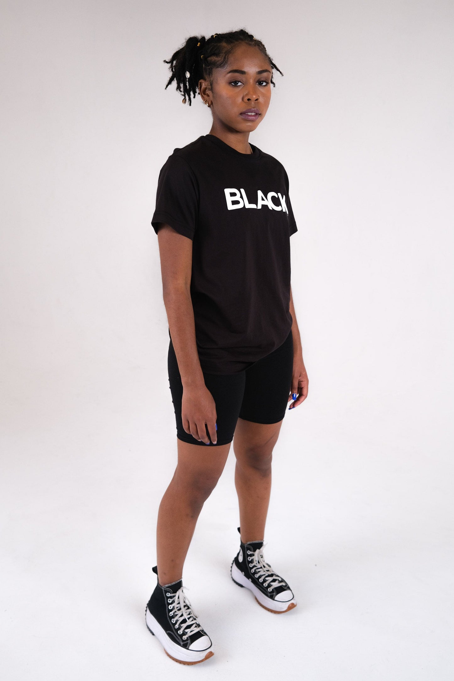 Black. T-shirt "Non-Negotiable" - BLACK.LACLOTHING