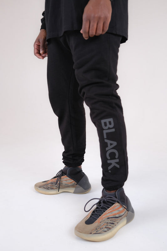 Black. Sweatpants - BLACK.LACLOTHING